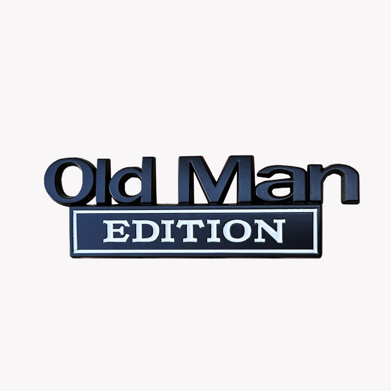 OldManEdition™ | Sjovt badge til bilen