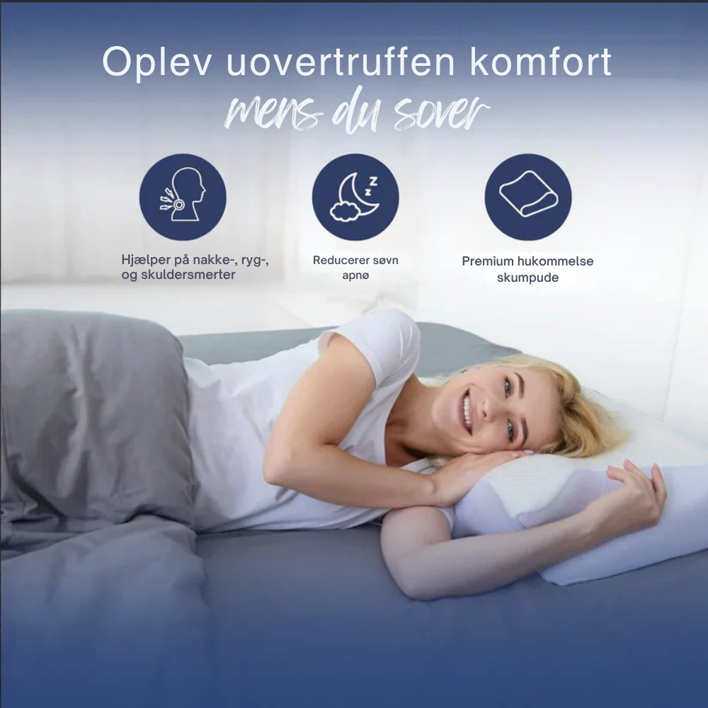 ErgoPillow™ | Den lille ændring, der forvandler din søvn