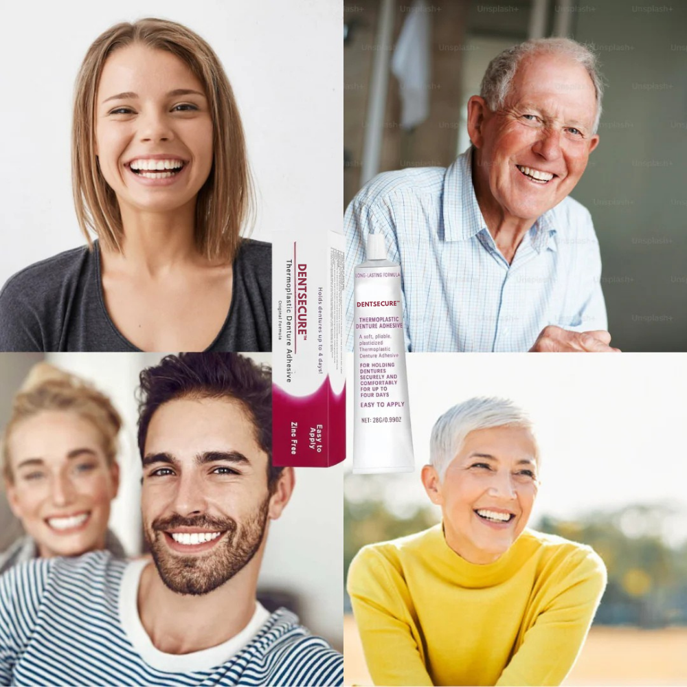 DentSecure™ Klæbemiddel - Den termoplastiske proteseklæber, der holder dine tænder fast i 4 dage uden at svigte.