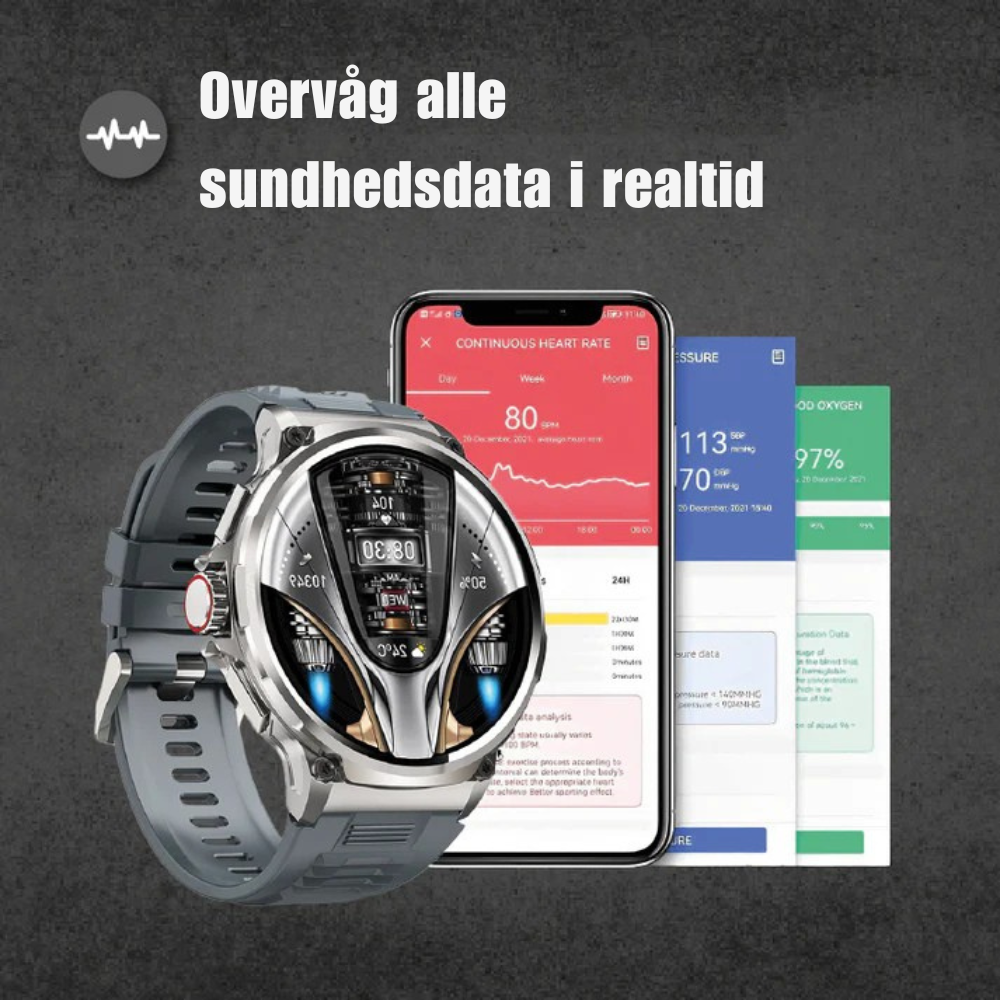 SmartWatch™ Pro | Alle funktionerne i et high-end sportsur - uden high-end prisskiltet.