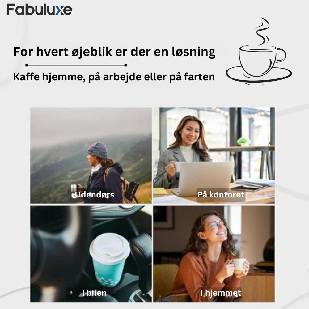 CoffeeGo™ | Bærbar løsning til kaffeelskere