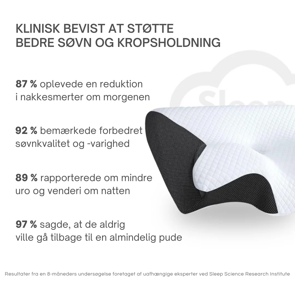 ErgoPillow™ | Den lille ændring, der forvandler din søvn