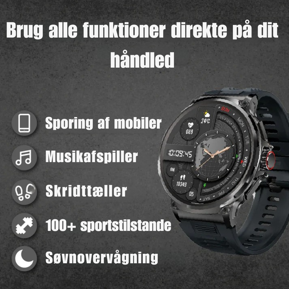 SmartWatch™ Pro | Alle funktionerne i et high-end sportsur - uden high-end prisskiltet.