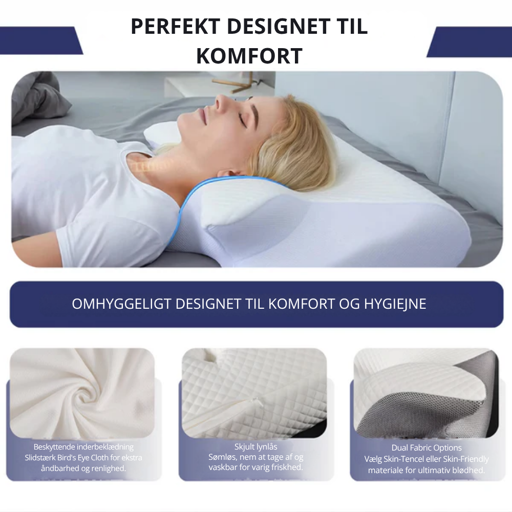 ErgoPillow™ | Den lille ændring, der forvandler din søvn