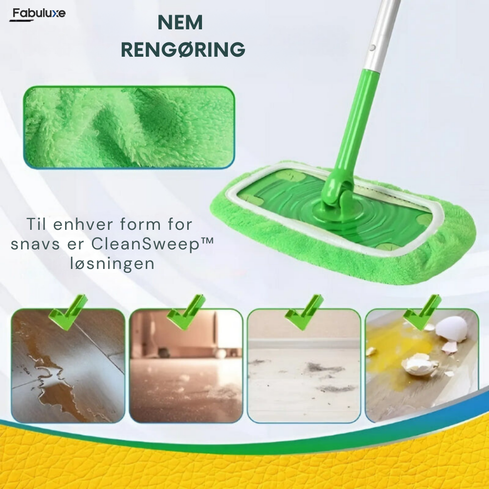 CleanSweep™ | Spar penge med den genanvendelige klude til Swiffer - Sæt med 4 stk.