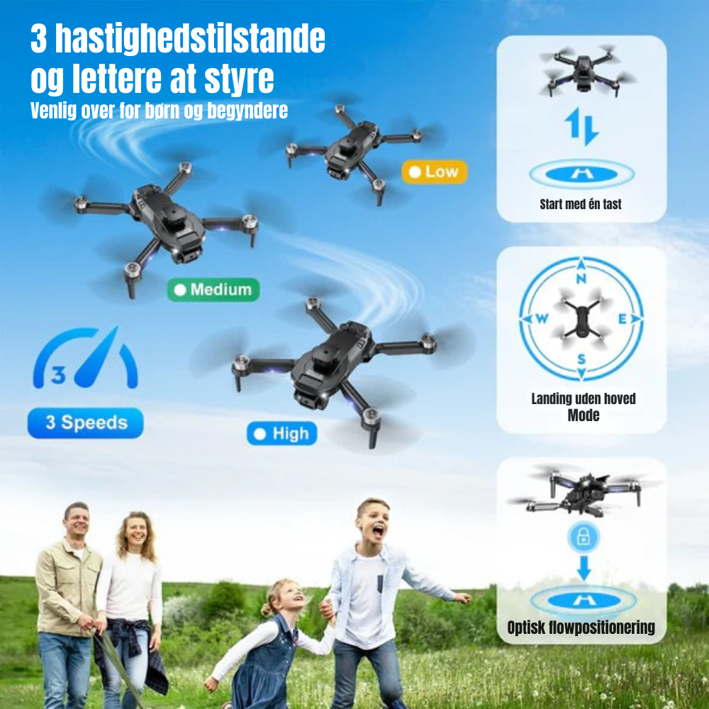 SkyGlide™ Pro | Professionel drone til luftfotografering