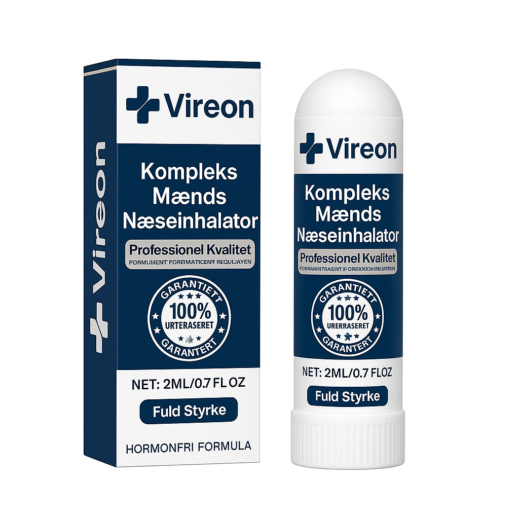 Vireon™ | Inhalator - Stenhårde erektioner på 5 minutter – uden piller!