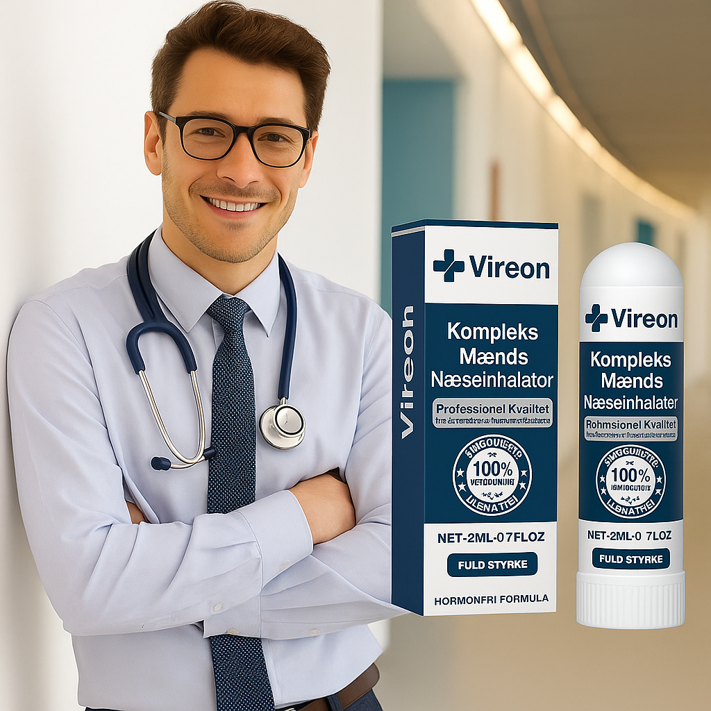 Vireon™ | Inhalator - Stenhårde erektioner på 5 minutter – uden piller!
