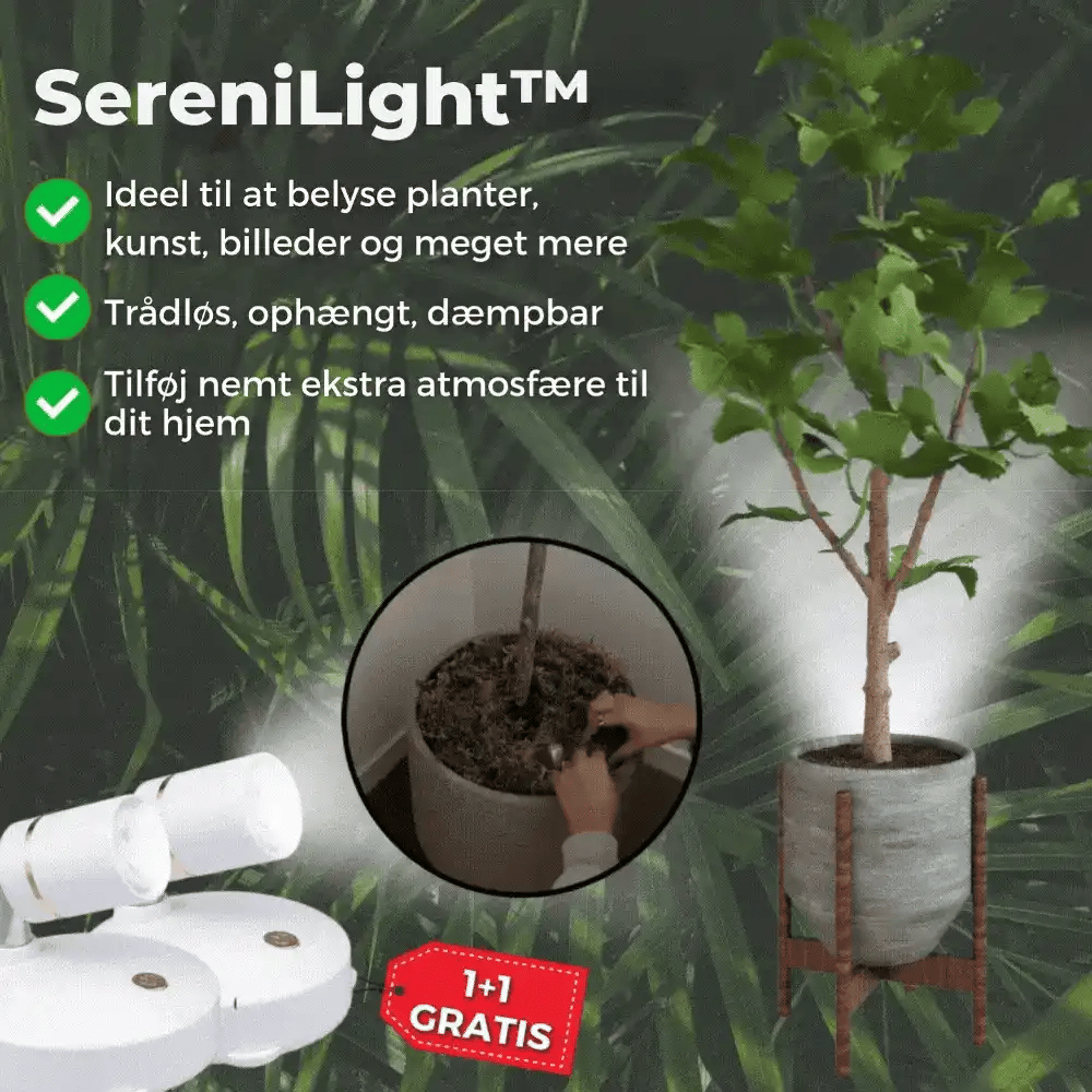 SereniLight™ | Trådløs LED-spotlight for mere atmosfære i hjemmet