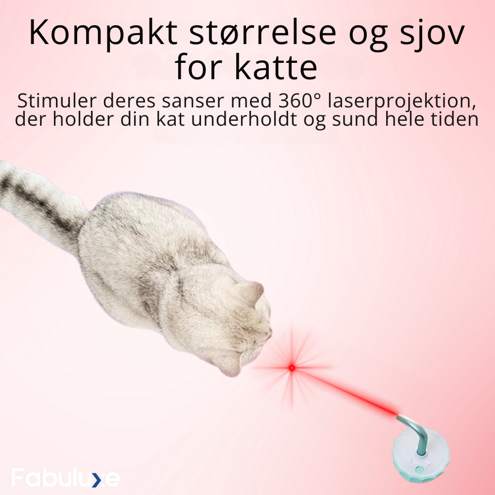 KittyBeam™ | Automatisk kattelegetøj med laser