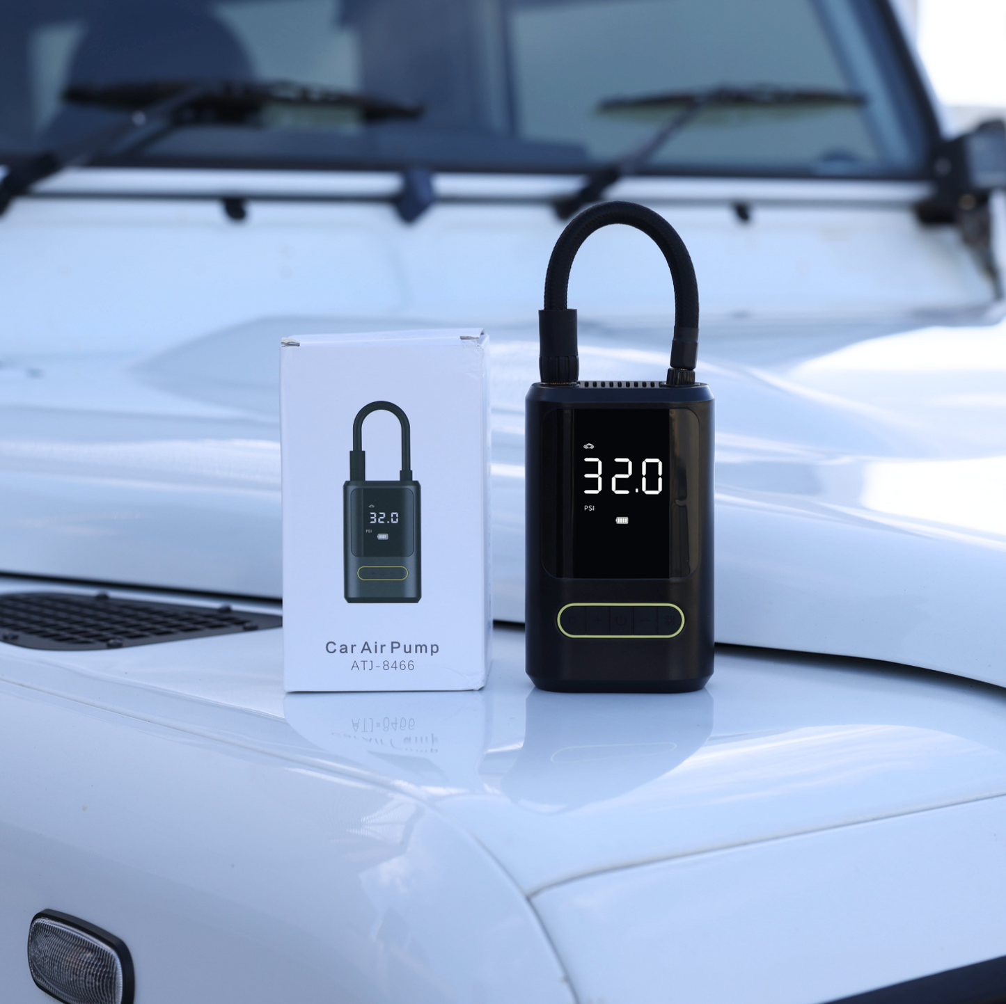AirCharge Pro™ | Den ultimative bærbare 4-i-1-dækpumpe🚗