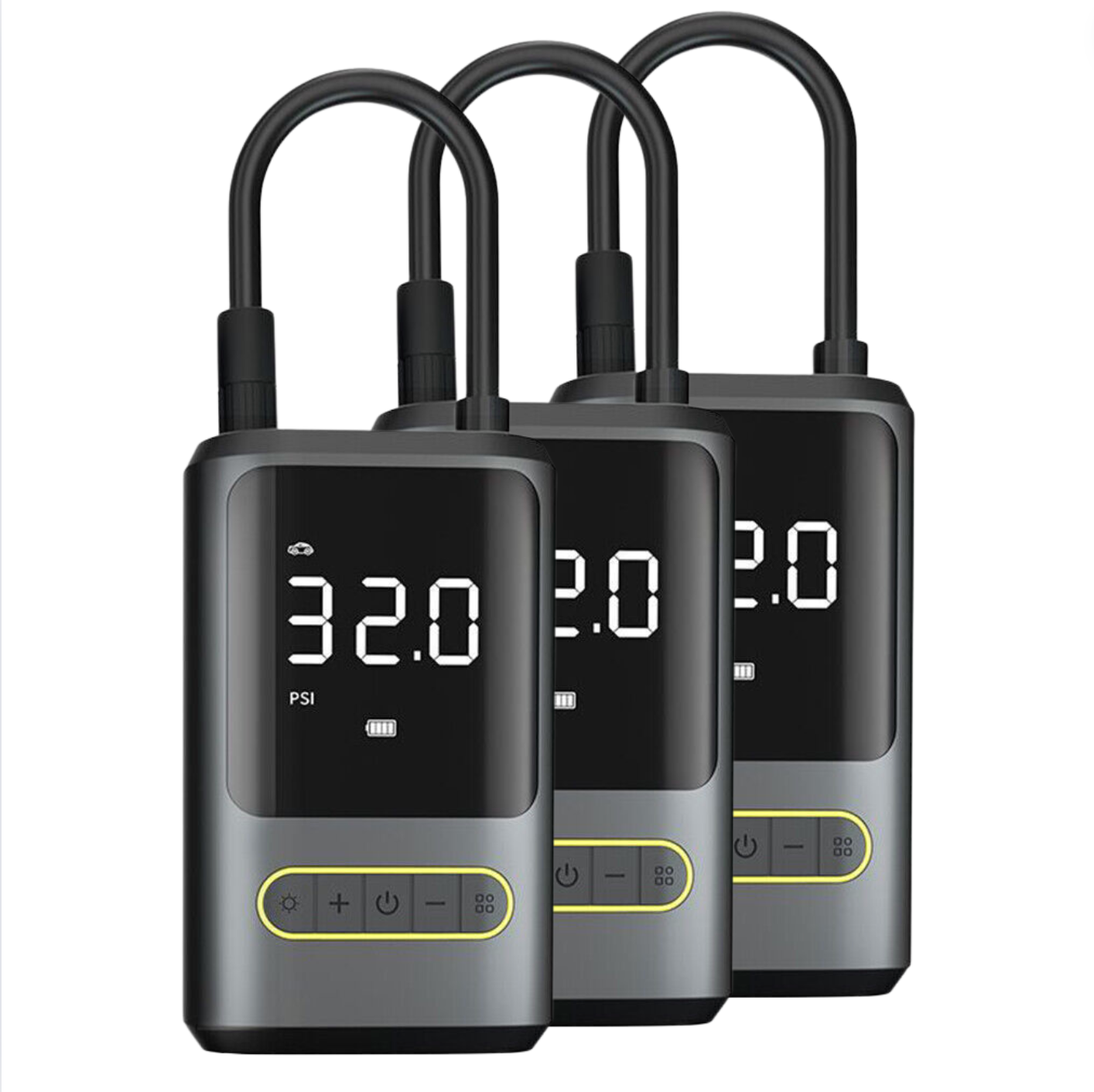 AirCharge Pro™ | Den ultimative bærbare 4-i-1-dækpumpe🚗