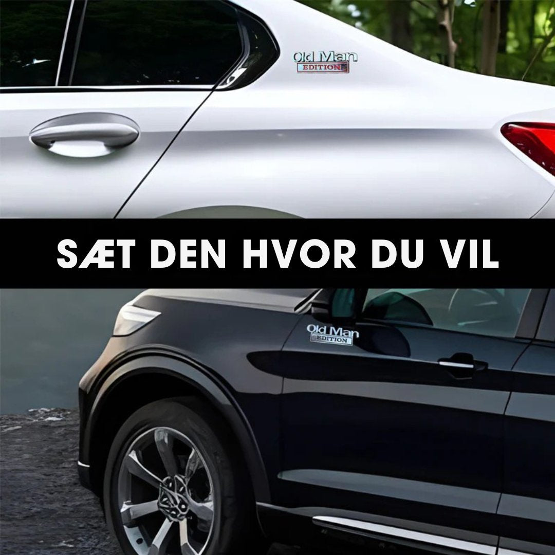 OldManEdition™ | Sjovt badge til bilen