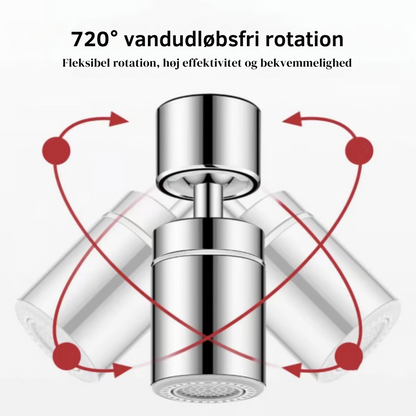 FlexiFlow™ | 360° Vandhane-forlænger – Fleksibel og praktisk vandstrøm til enhver vask