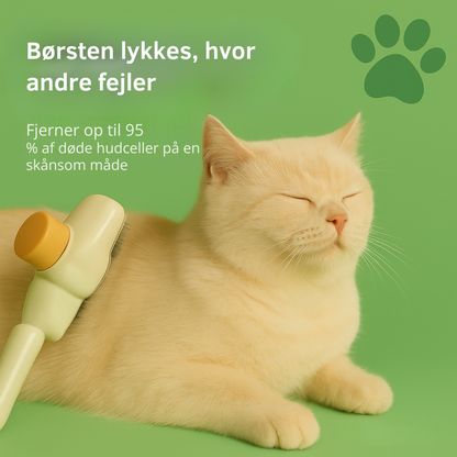 FurSweep™ | Effektiv kattebørste mod fældning og lopper