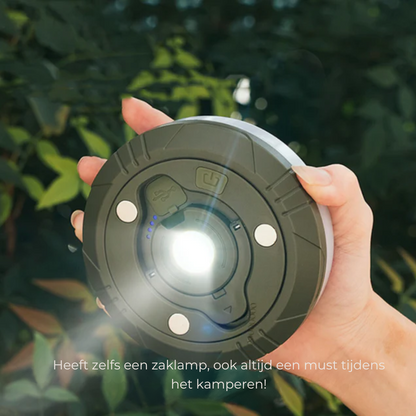 CampLamp™ | All-One - Atmosfærisk lys, Lommelygte OG Powerbank