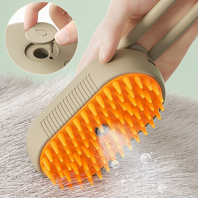 HydroGroom™ | 3-i-1 Dampbørste til Katte og Hunde - Massage, Pleje og Hårfjerning