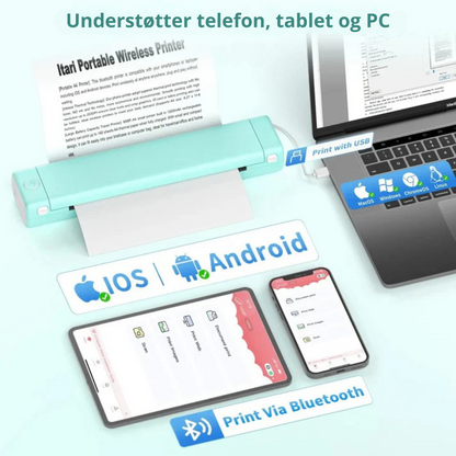 PocketPrint Pro™ | Bærbar udskrivning, brug aldrig blæk igen