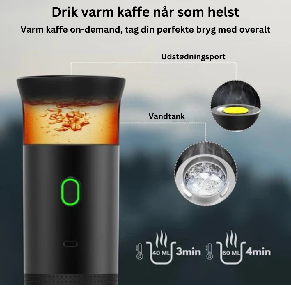 CoffeeGo™ | Bærbar løsning til kaffeelskere