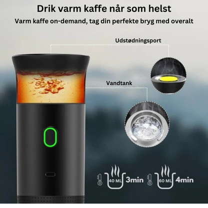 CoffeeGo™ | Bærbar løsning til kaffeelskere