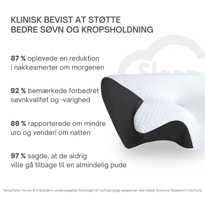 ErgoPillow™ | Den lille ændring, der forvandler din søvn
