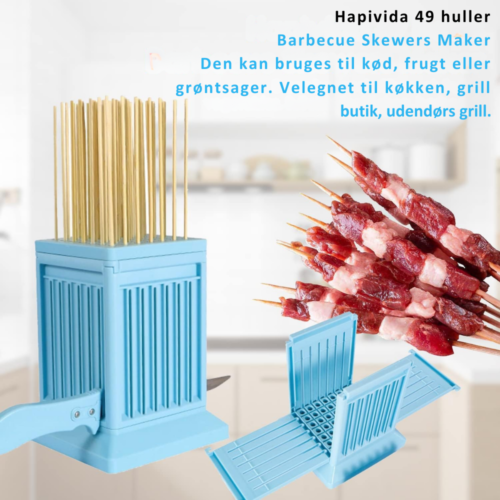 Meatix™ | BBQ Skewer Maker til perfekt formede kødspyd