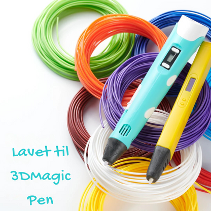 3DMagic™ Pen | REFILL Filament 100M - 10 farver