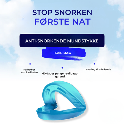 SnorkeStop™ | Få ro i soveværelset og vågn frisk og udhvilet