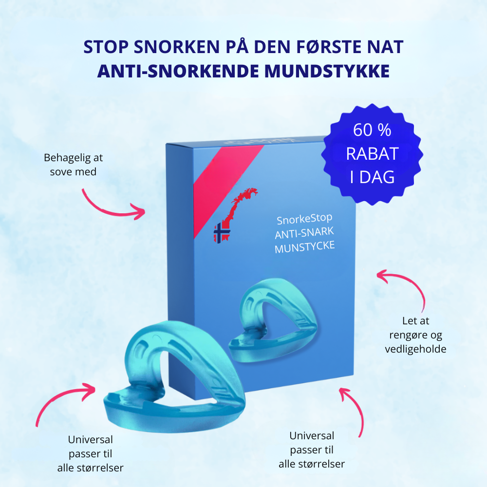 SnorkeStop™ | Få ro i soveværelset og vågn frisk og udhvilet