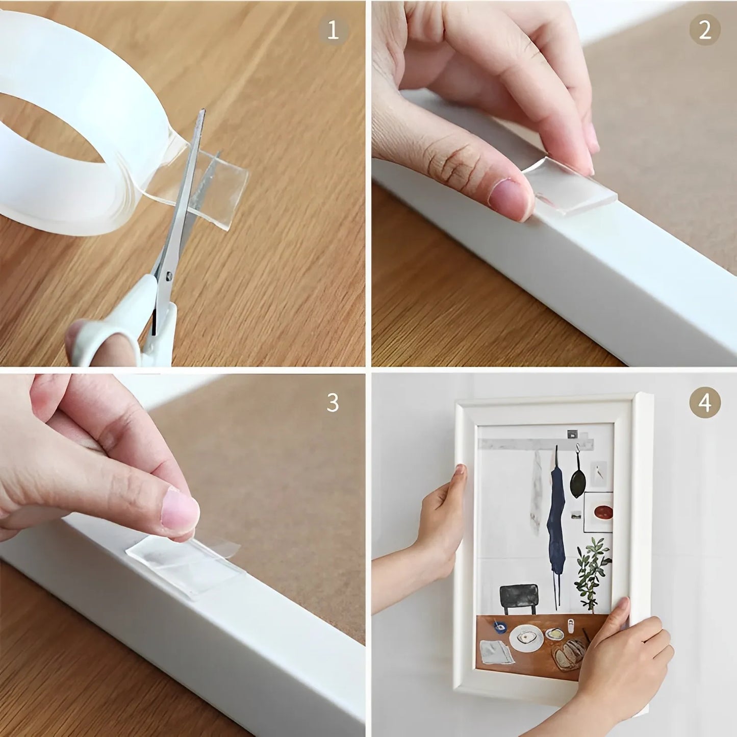 TitanTape™ | Superstærk Dobbeltklæbende Transparent Tape