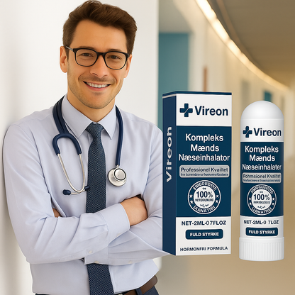 Vireon™ | Inhalator - Stenhårde erektioner på 5 minutter – uden piller!