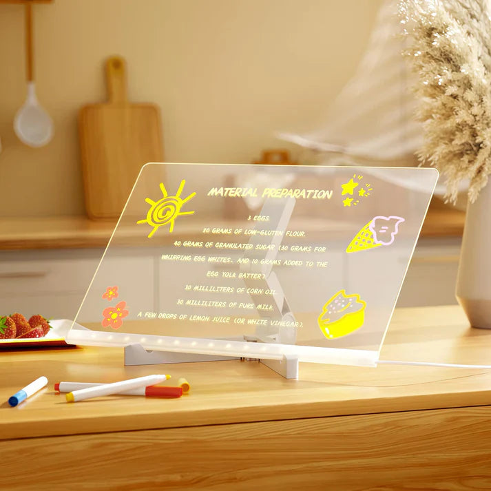 IllumiBoard™ | Lysende LED-tegne- og skrivetavle til børn og virksomheder
