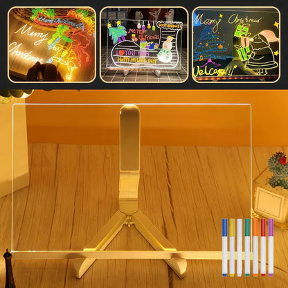 IllumiBoard™ | Lysende LED-tegne- og skrivetavle til børn og virksomheder