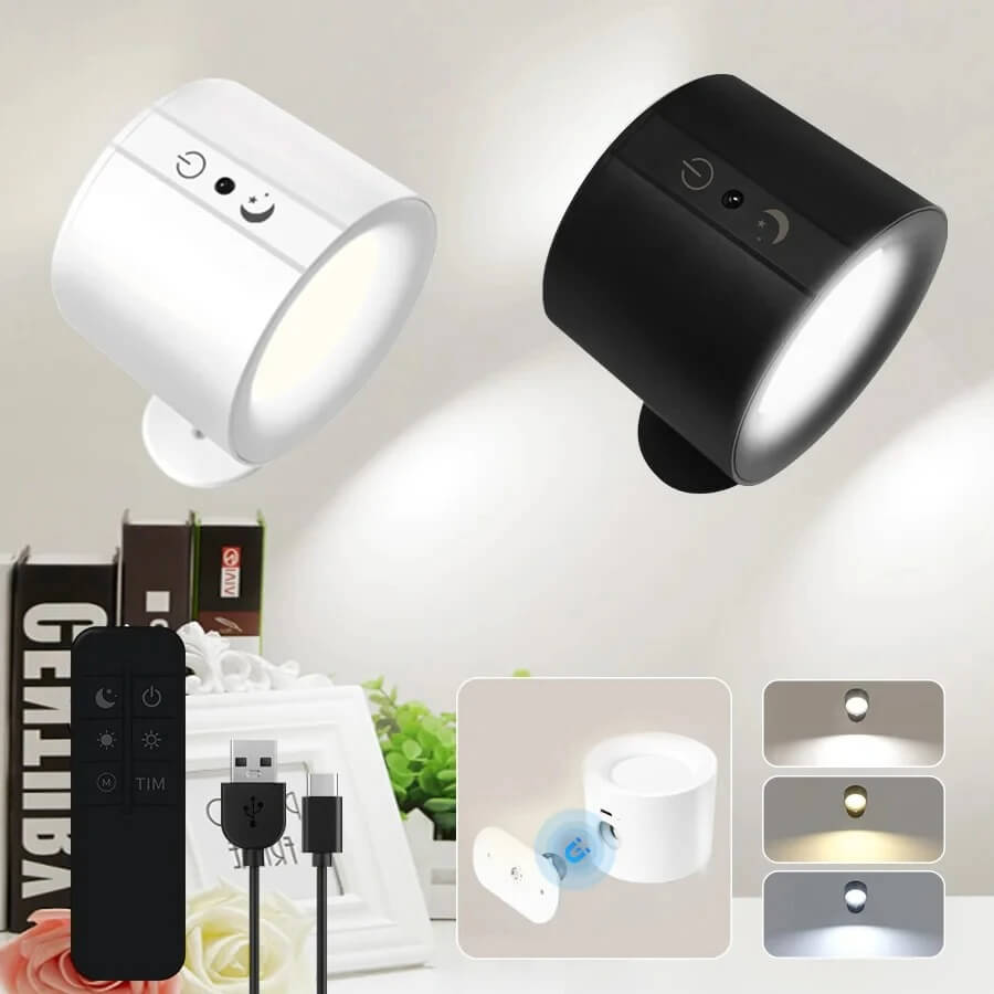 NordGlow™ | Magnetisk LED væglampe – fleksibel belysning til hele hjemmet